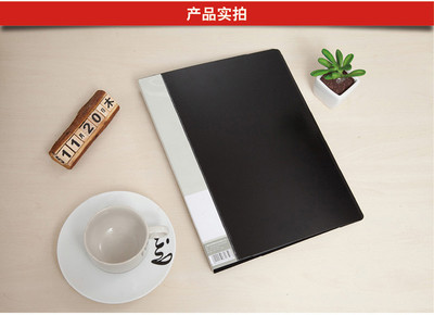 史泰博ST40AK 40頁A4黑色資料冊 高效辦公的得力助手